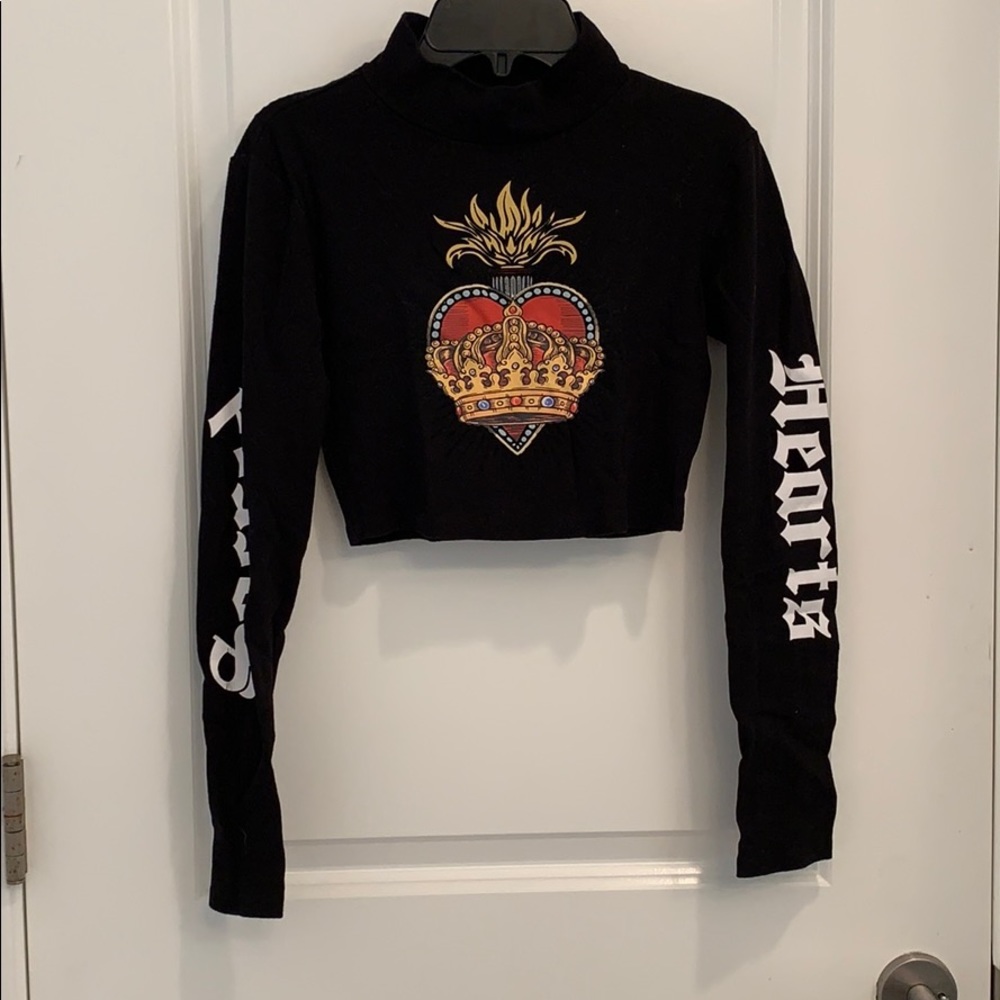 Crop top long sleeve